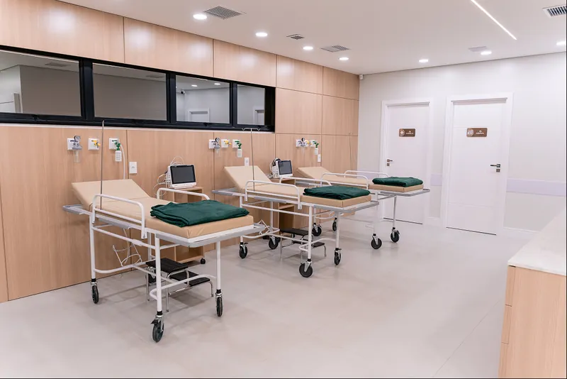 Sala de recuperação do centro cirúrgico do Conttemple